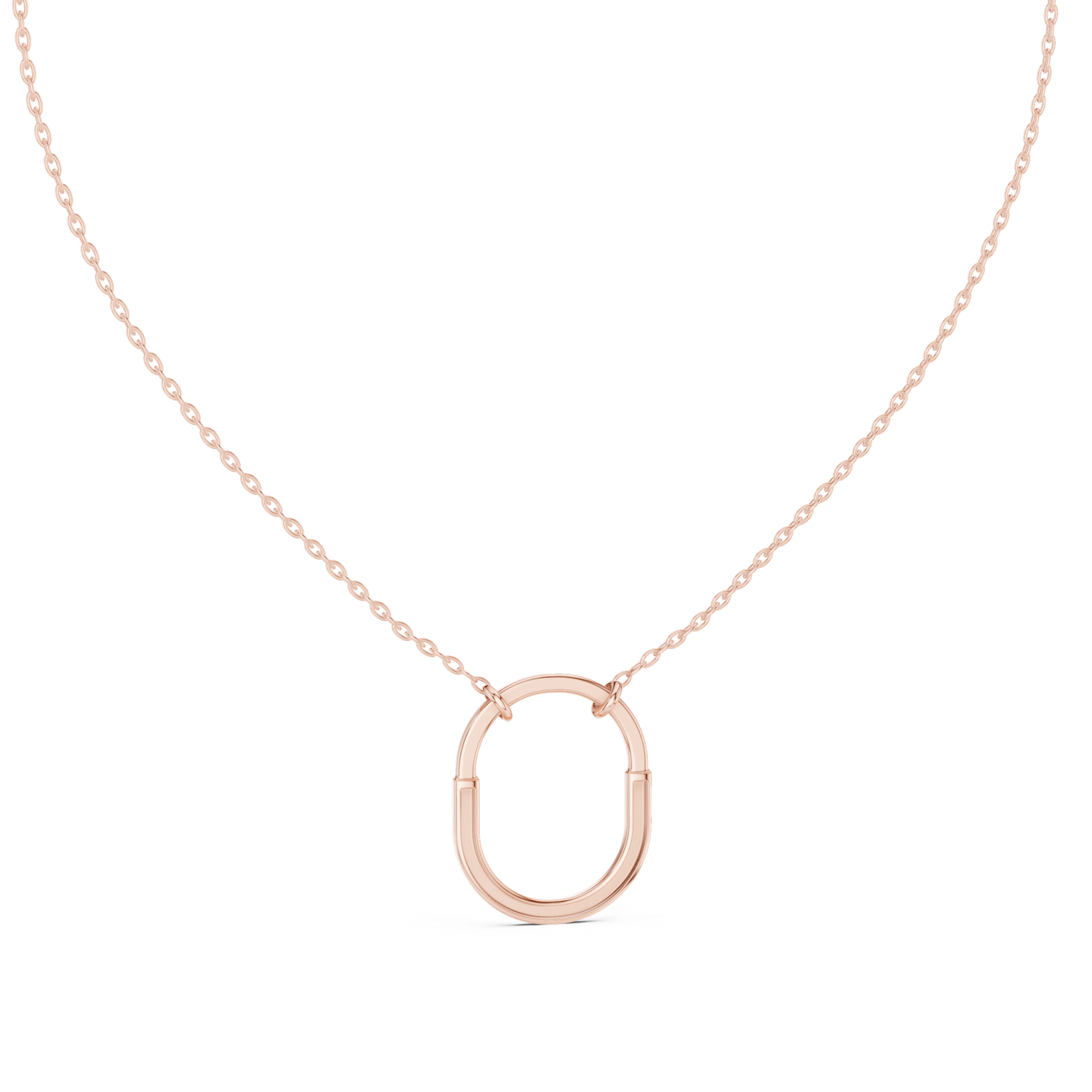 Gold Pendant 12-10002P, Rose Gold