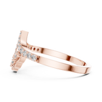 Gold Ring ALR-164, Rose Gold, view 3
