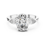Gold Ring ALJLR-491, White Gold, view 4