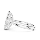 Gold Ring DDLR-785, White Gold, view 3