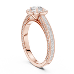 Gold Ring LR-0231, Rose Gold, view 1