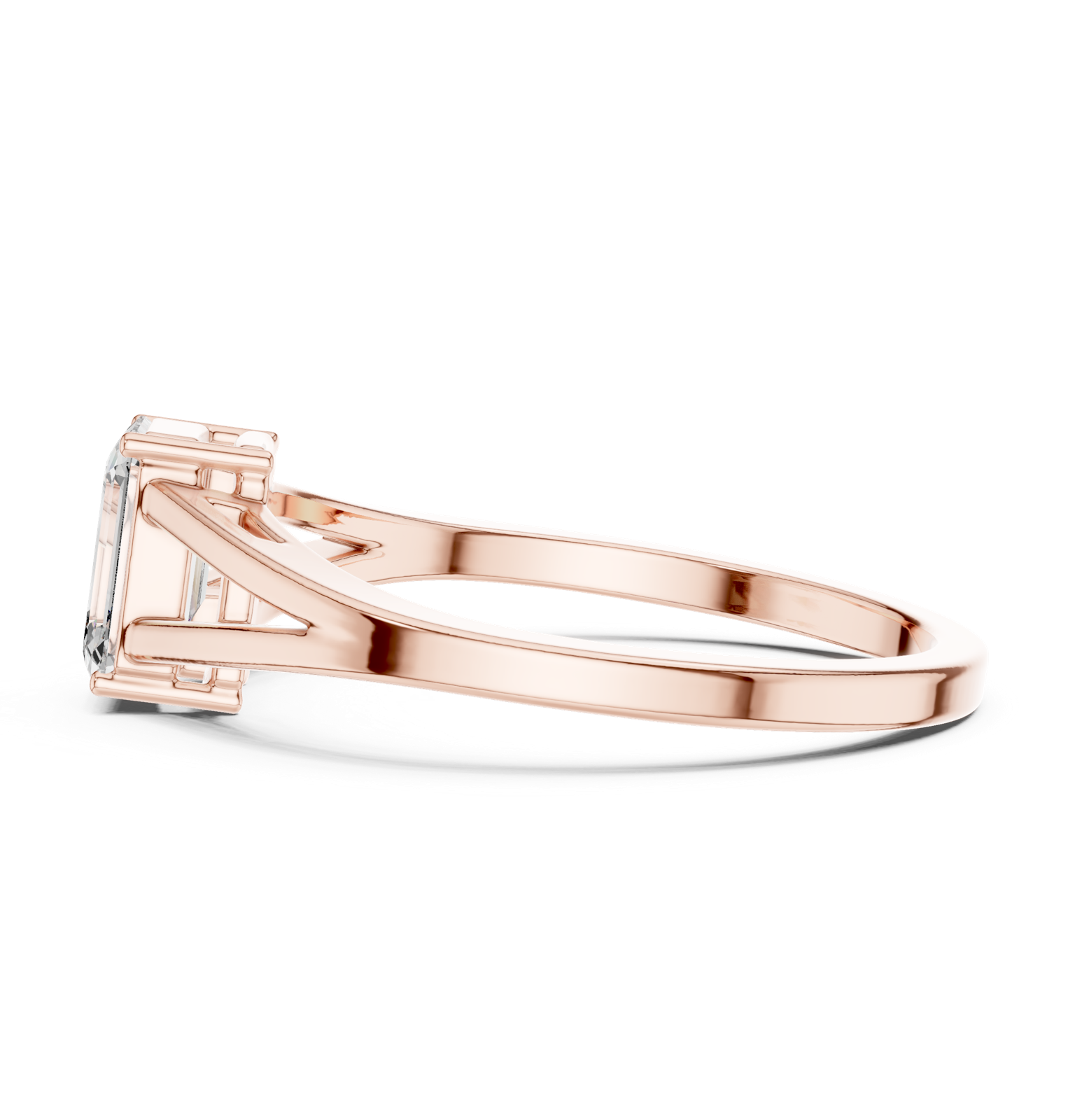 Gold Ring AVBLR-128, Rose Gold, view 3