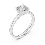 Gold Ring DDLR-536, White Gold, view 2