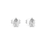 Gold Earrings GER-0364, White Gold