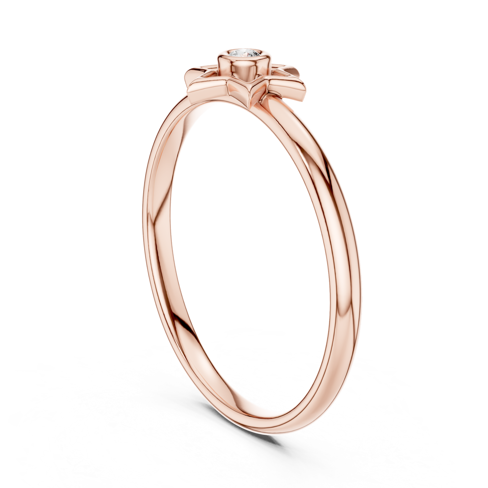 Gold Ring 1 (412), Rose Gold