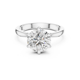 Gold Ring LR-0171, White Gold, view 4