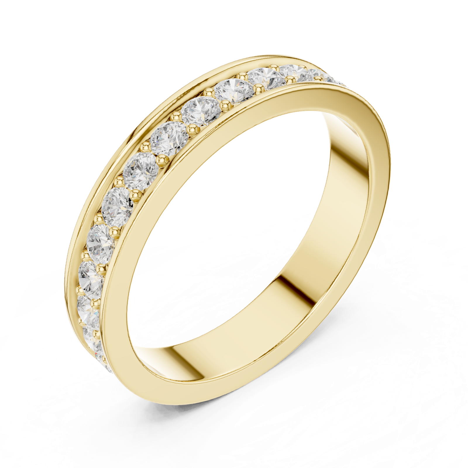 Gold Ring DDLR-1118, Yellow Gold, view 2