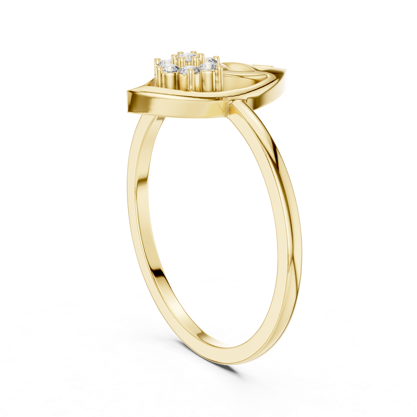 Gold Ring DR-6249, Yellow Gold