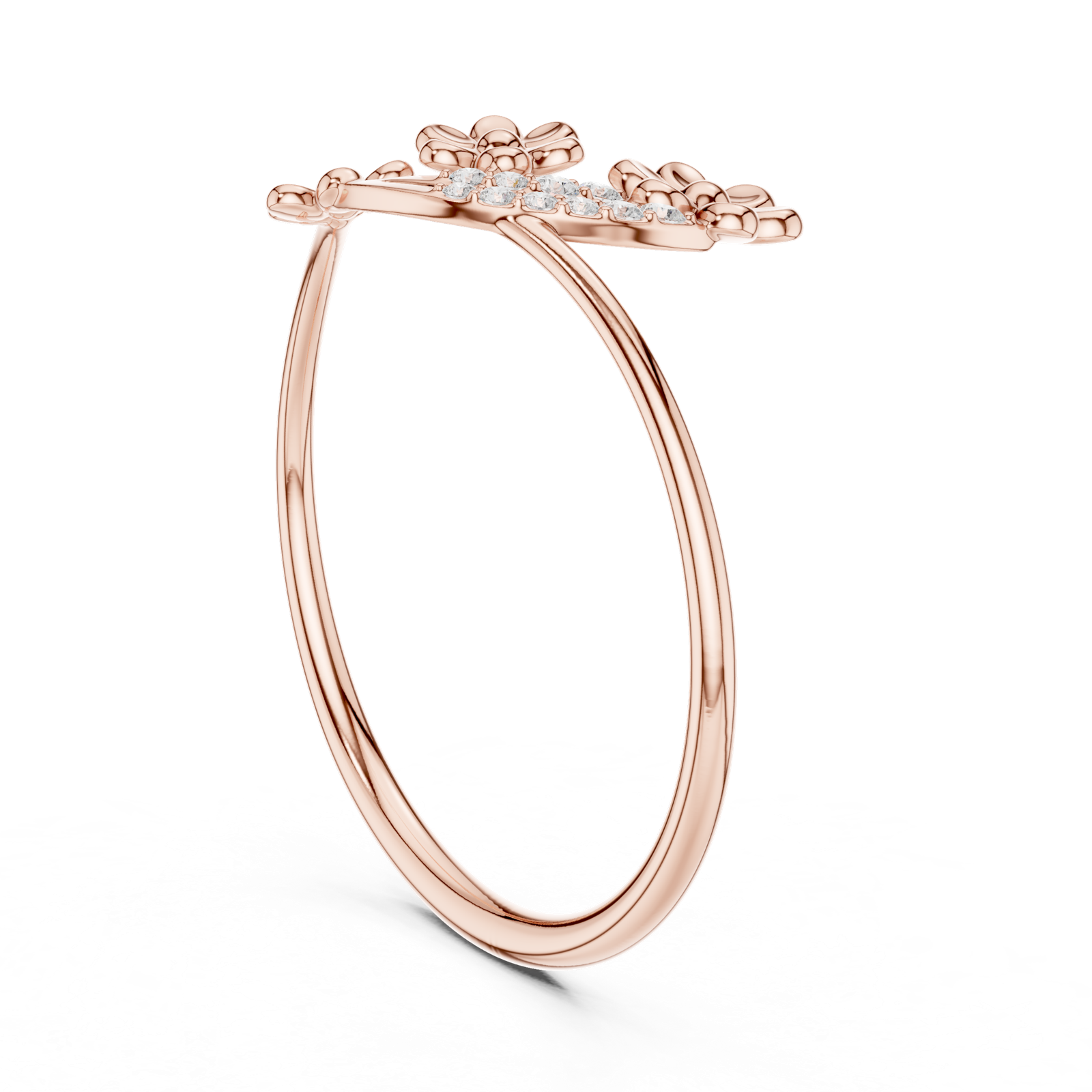 Gold Ring 1 (110), Rose Gold, view 1