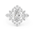 Gold Pendant 9-10019L_33, White Gold