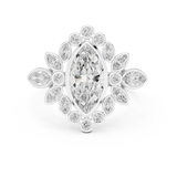 Gold Pendant 9-10019L_33, White Gold