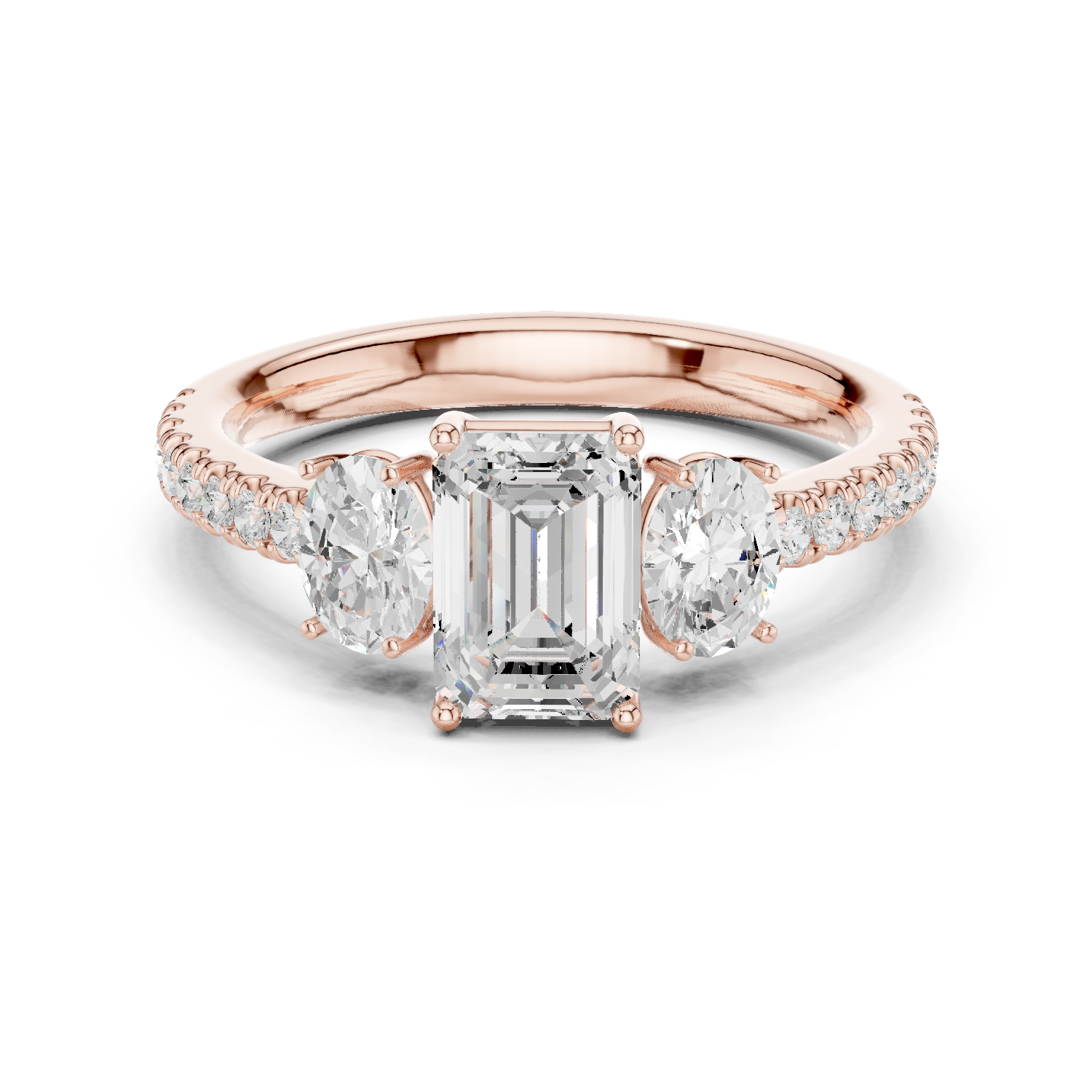Gold Ring DDLR-706, Rose Gold