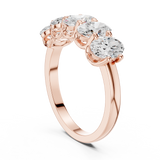 Gold Ring DDLR-1122, Rose Gold, view 1