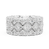Gold Ring DDLR-370, White Gold, view 3