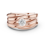Gold Men's Ring GGR-0020, Rose Gold