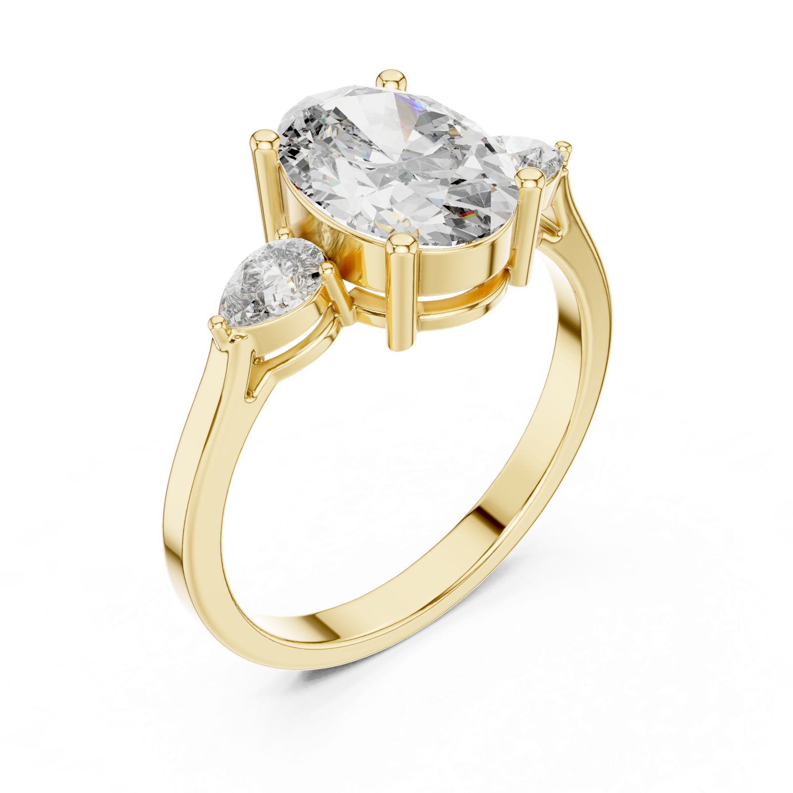 Gold Ring ALJLR-491, Yellow Gold, view 2