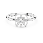 Gold Ring 1 (405), White Gold, view 4