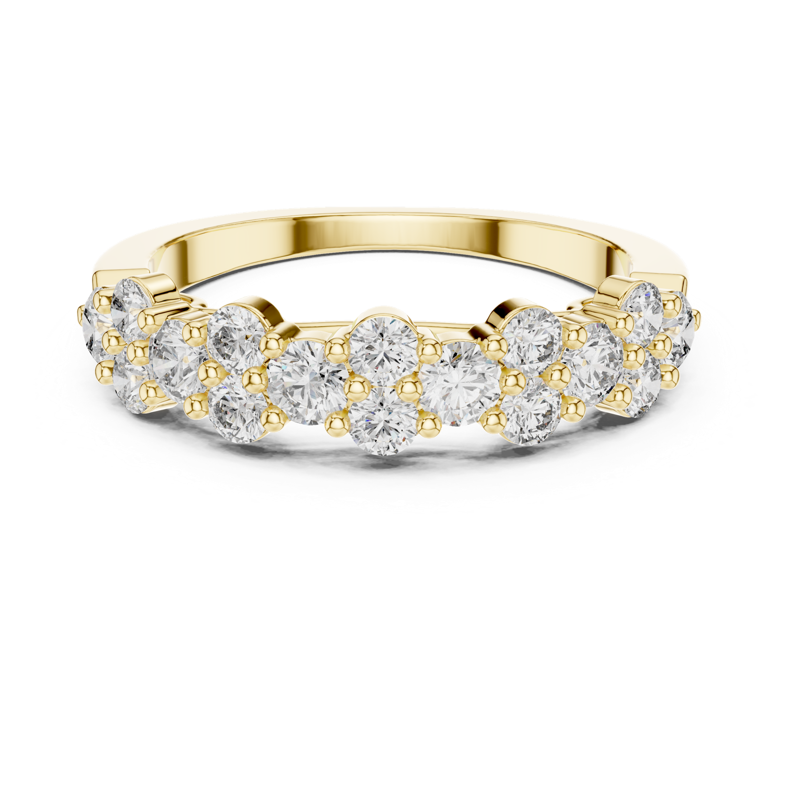Gold Ring L03-1200, Yellow Gold, view 4