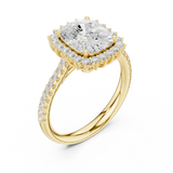 Gold Ring DDLR-732, Yellow Gold, view 2