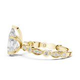 Gold Ring DDLR-359, Yellow Gold, view 3