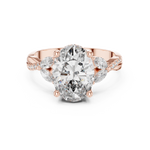 Gold Pendant 9-10017L_22, Rose Gold