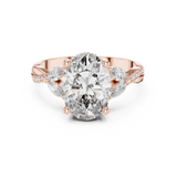 Gold Pendant 9-10017L_22, Rose Gold