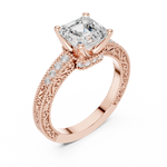 Gold Ring DDLR-976, Rose Gold, view 2