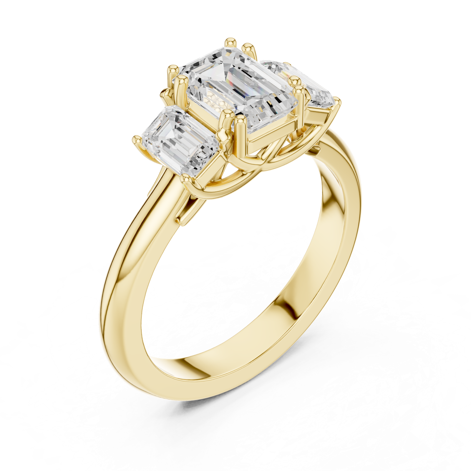 Gold Ring DDLR-1079, Yellow Gold, view 2