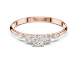 Gold Ring HLR-89, Rose Gold, view 4