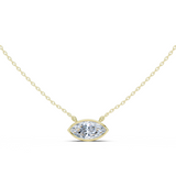 Gold Jewelry DDPO-007, Marquise center stone, Yellow Gold