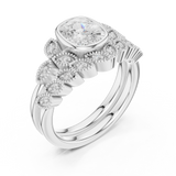 Gold Ring DDLR-290, White Gold, view 2