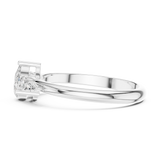 Gold Ring HLR-91, White Gold, view 3