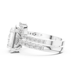 Gold Ring DDLR-583, White Gold, view 3