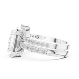 Gold Ring DDLR-583, White Gold, view 3