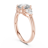 Gold Ring DDLR-853, Rose Gold, view 1