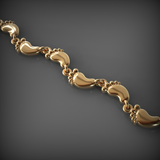 Gold Cuban Chain L38-657, Yellow Gold