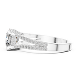 Gold Ring DDLR-182, White Gold, view 3