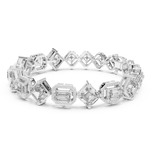 14K Solid Gold Lab Diamond Bracelet, White Gold, view 1