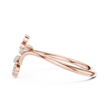 Gold Ring 1 (157), Rose Gold, view 3