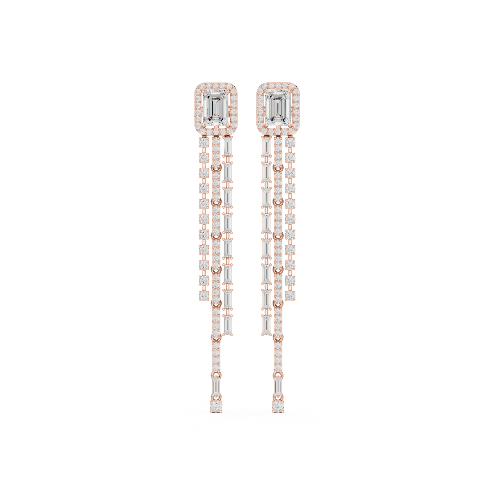 Gold Earrings SBER(20), Rose Gold
