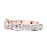 Gold Ring DDLR-654, Rose Gold, view 3