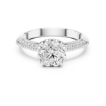 Gold Ring DDLR-685, White Gold, view 4