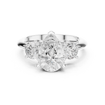 Gold Ring DDLR-903, White Gold, view 4