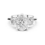 Gold Ring DDLR-903, White Gold, view 4