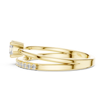 Gold Ring DDLR-832, Yellow Gold, view 3