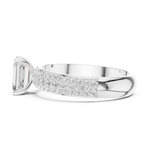 Gold Ring DDLR-1066, White Gold, view 3