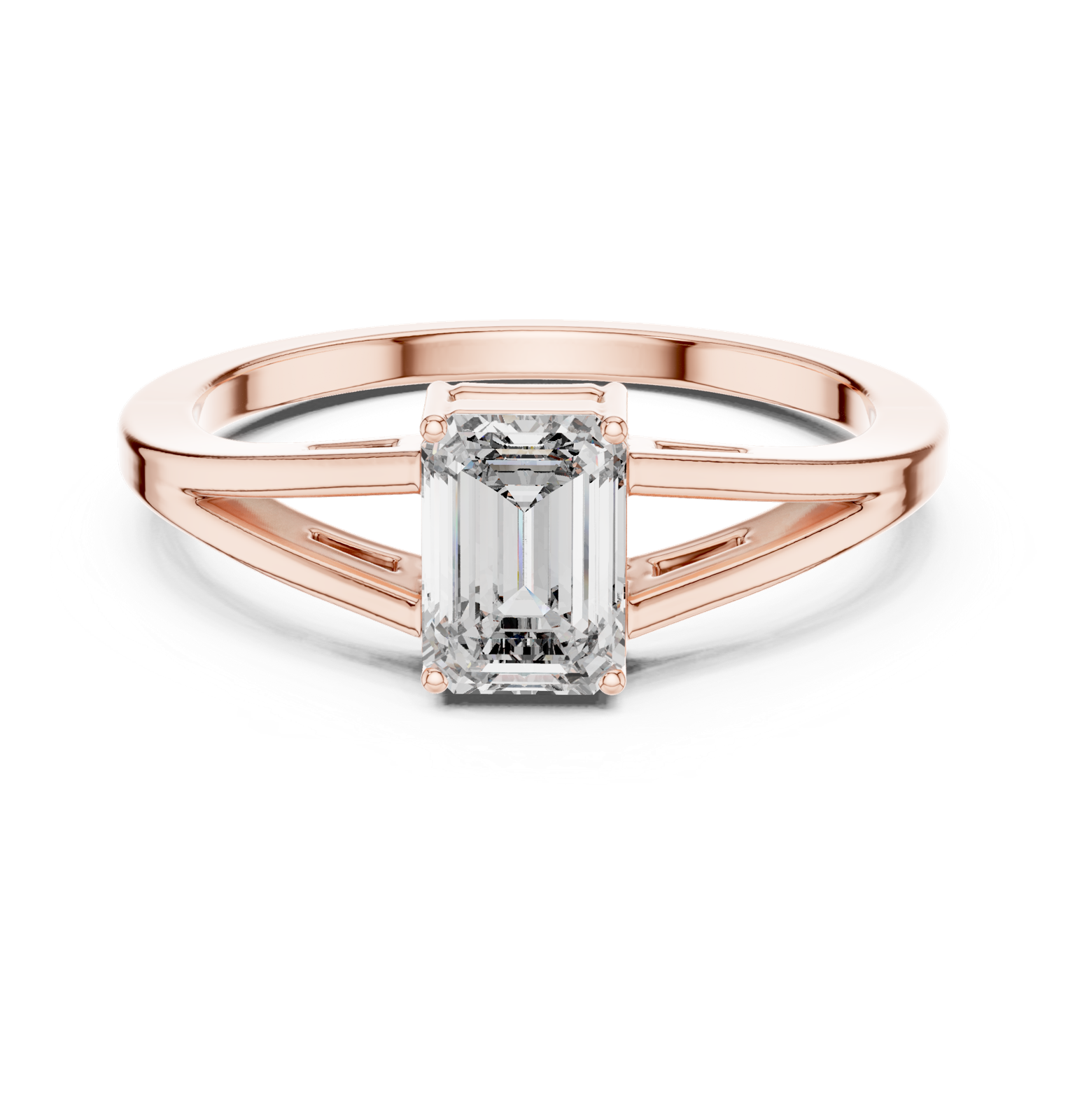 Gold Ring AVBLR-128, Rose Gold, view 4