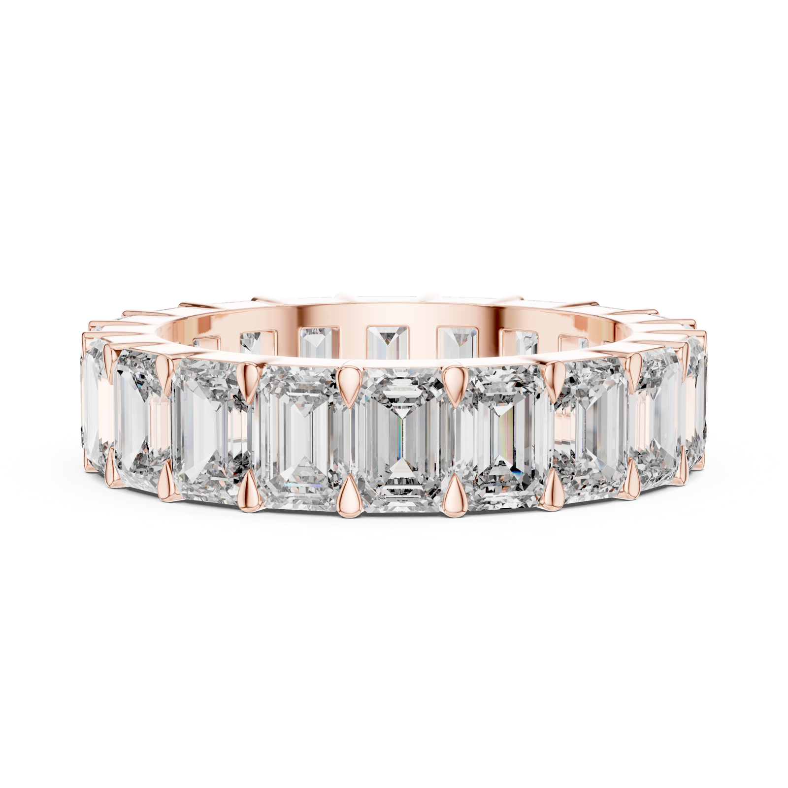 Gold Ring LR-0042, Rose Gold, view 3