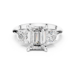 Gold Ring DDLR-901, White Gold, view 4