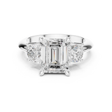 Gold Ring DDLR-901, White Gold, view 4